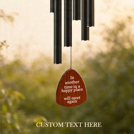 Personalized Pet Memorial Wind Chimes with Engraved Name
