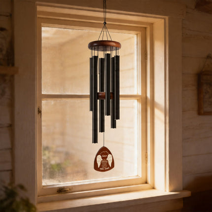Personalized Memorial Wind Chimes with Custom Name – Sympathy Gift in Loving Memory