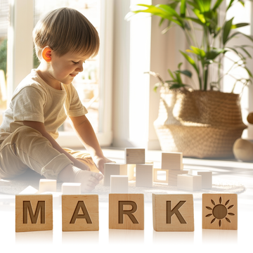 Engraved Wooden Name Blocks, Customized Nursery Name Sign, Custom Nursery Décor, Custom Name Wood Blocks, Wooden Animal Signs for Nursery, Montessori Décor Engraved on Solid Wood, Nursery Wood Blocks