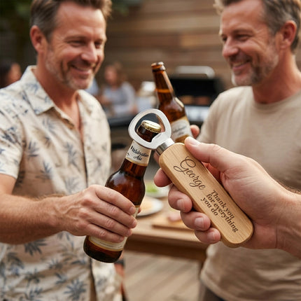 Personalized Bottle Opener Stainless Steel - 2 Pack