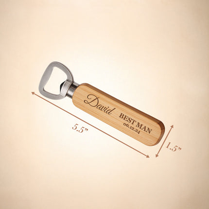 Personalized Bottle Opener Stainless Steel - 2 Pack