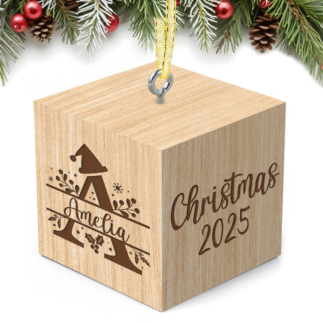Personalized Baby First Christmas Ornament 2025