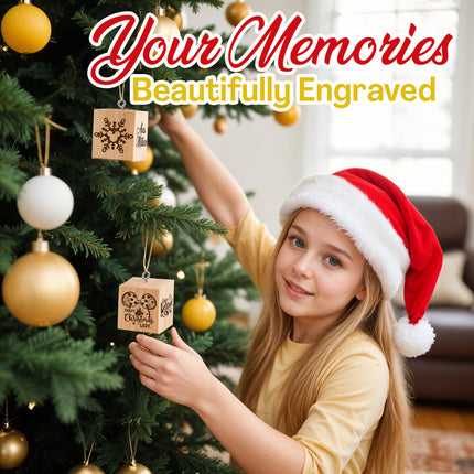 Engraved Christmas Blocks for Boy & Girl