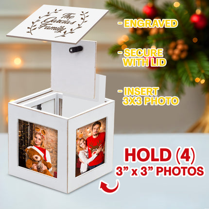 Personalized Custom Photo Storage Box Keepsake Gift Box