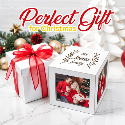 Personalized Custom Photo Storage Box Keepsake Gift Box