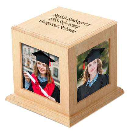 Personalized Mini Photo Cube with Name