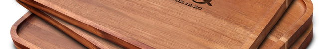 custom wood serving tray