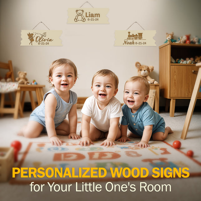Personalized Name Sign, Custom Name Sign for Nursery
