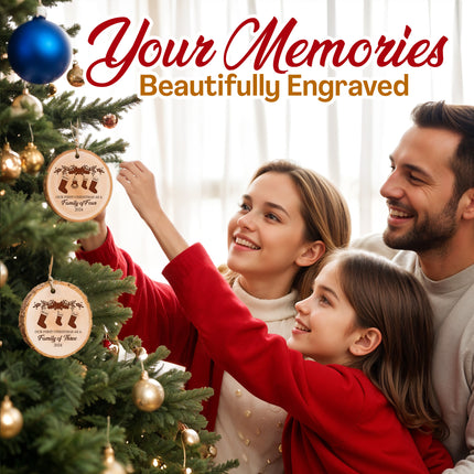 Personalized Christmas Ornaments 2025 First Christmas As a Family
