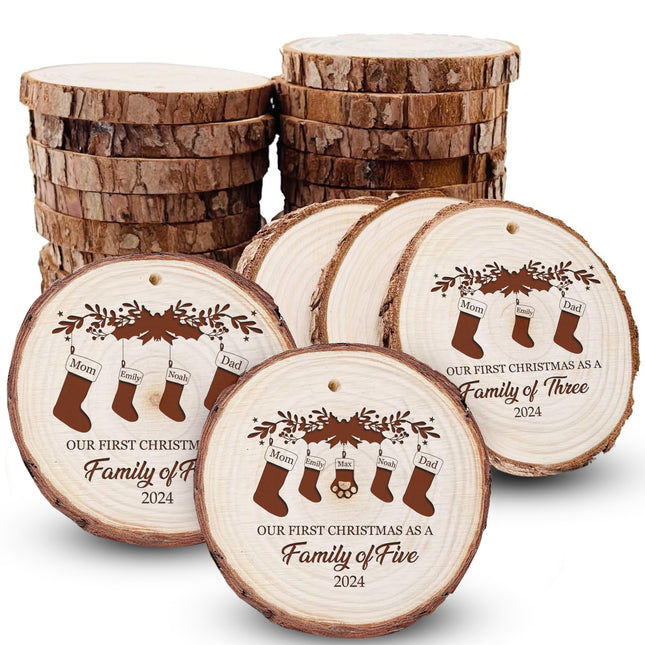 Personalized Christmas Ornaments 2025 First Christmas As a Family