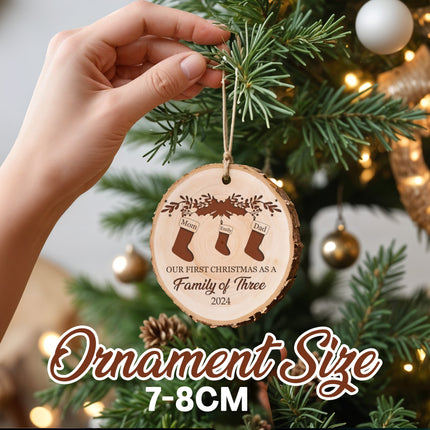 Personalized Christmas Ornaments 2025 First Christmas As a Family