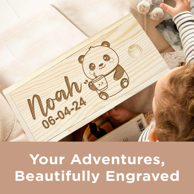 personalized baby keepsake box custom engraved wooden box personalized memory box for kids toddlers toys custom wood box with name personalized baby keepsake ideal gift box personalized wood box