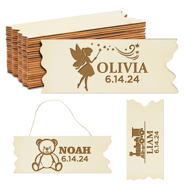 Personalized Name Sign, Custom Name Sign for Nursery, Wooden Name Sign Nursery Decor, Personalized Name Sign Wooden Baby Sign, Personalized Signs, Engraved Gifts for Children & Kids Rooms, Baby Shower