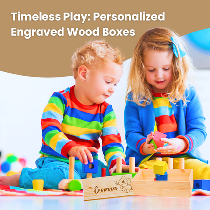 personalized baby keepsake box custom engraved wooden box personalized memory box for kids toddlers toys custom wood box with name personalized baby keepsake ideal gift box personalized wood box