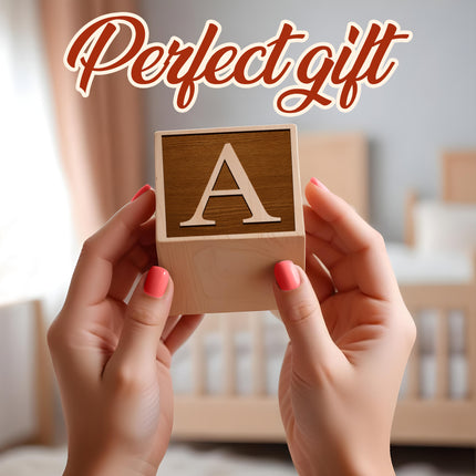 Engraved Nursery Name Blocks, Custom Nursery Decor