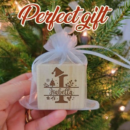 Personalized Baby First Christmas Ornament 2025