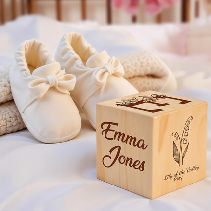Birth Flower Wood Blocks