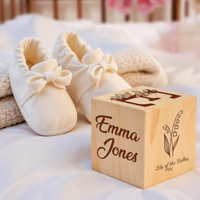 Birth Flower Wood Blocks