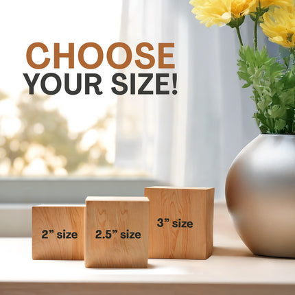 Birth Flower Wood Blocks