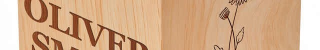 Birth Flower Wood Blocks