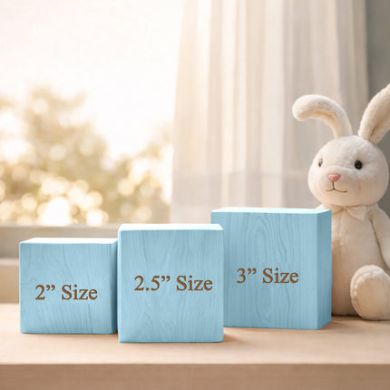 Personalized Baptism Wood Block – Baby Keepsake Gift