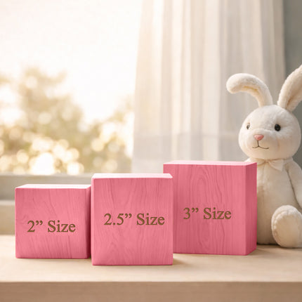 Personalized Baptism Wood Block – Baby Keepsake Gift