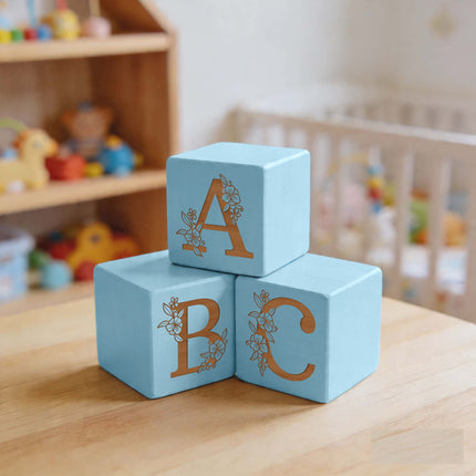 Birth Flower Wood Blocks