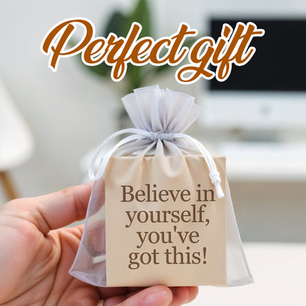 Personalized Wooden Cubes, Inspirational Desk Decor