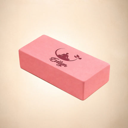 Personalize Yoga Blocks 2 Pack with Custom Design, Add Logo Pink, Red, Purple