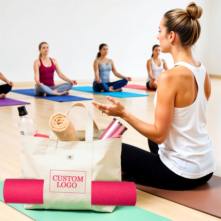 Personalized Yoga Mat Bag Carrier with Name