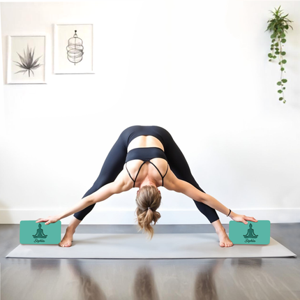 Personalized Yoga Blocks 2 Pack with Custom Design