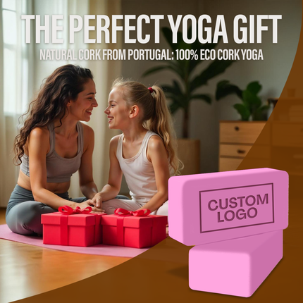 Personalized Yoga Blocks 2 Pack with Custom Design