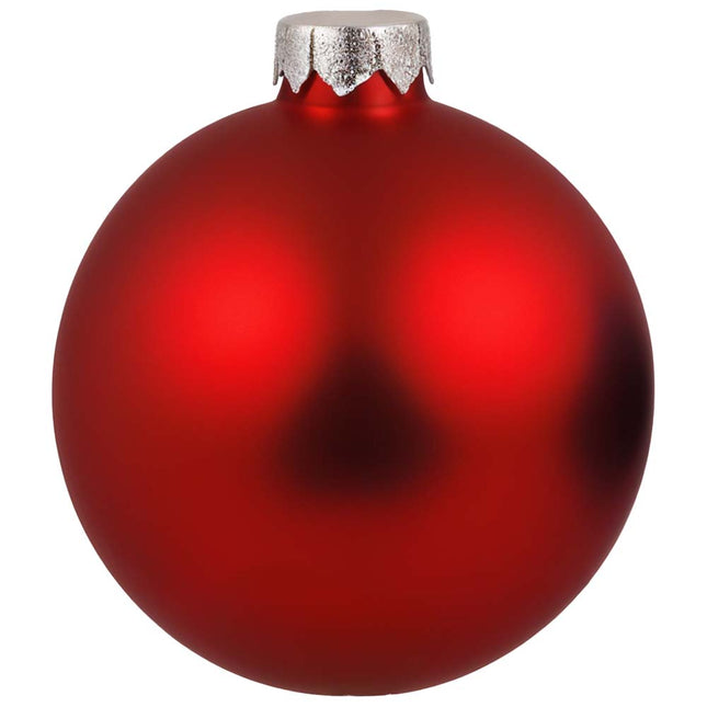 Christmas Balls with Name Ornaments 2.5" Red, Green, Blue & Pearl