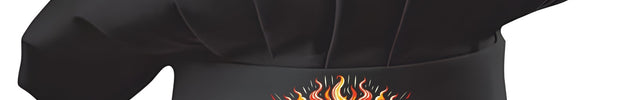 Personalized Black Grill Chef Hat