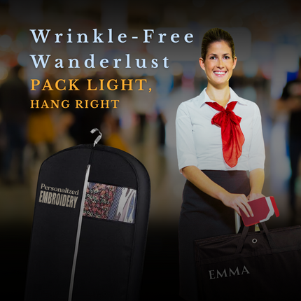 Embroidered Horse Show Breathable Black Uniform Bags