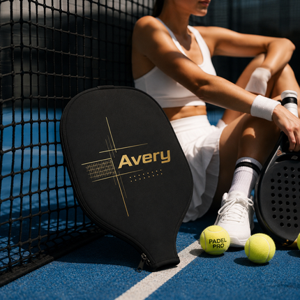 Personalized Pickleball Paddle Cover with Custom Name