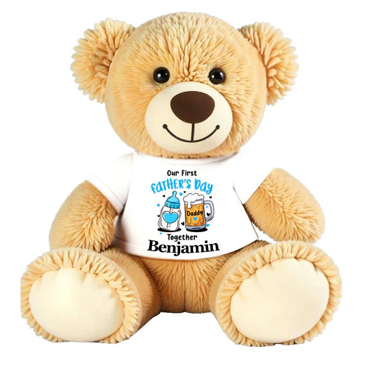 Personalized Baby Teddy Bear Custom Name Plush Keepsake
