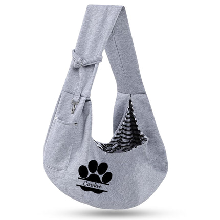 personalized dog sling carrier for small dogs embroidered pet sling carrier customized hands free doogie sling chest wrap