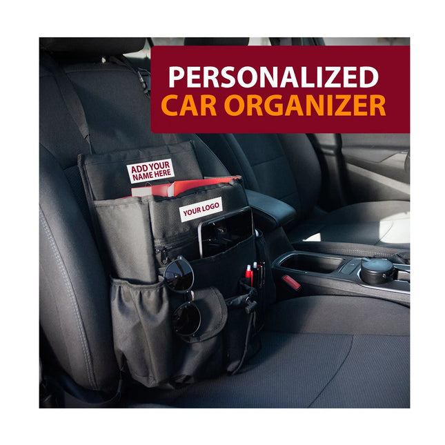 Personalized Front Car Seat Organizer