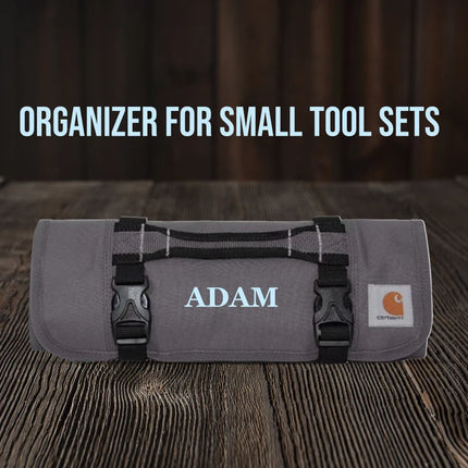 Embroidered Roll Tool Bag - Gift for Men, Dad, Father