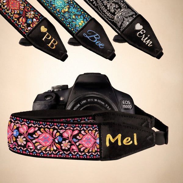 Personalized Camera Comfort Strap