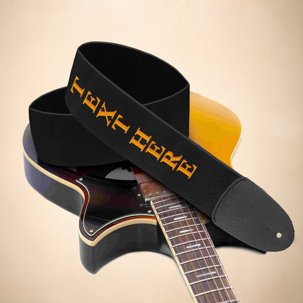 Personalized Guitar Strap for Bass, Electric & Acoustic Guitar