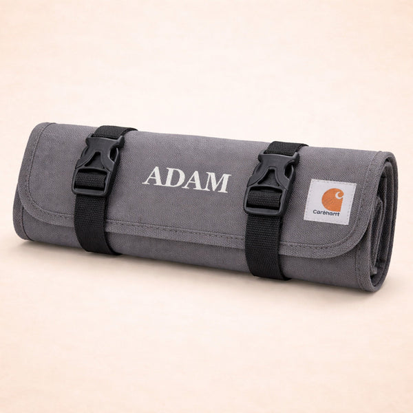 Rugged Personalized Tool Roll Organizer