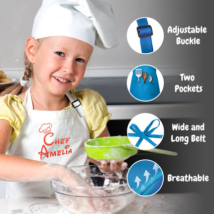 Personalized Kids Apron with Custom Name