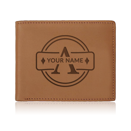 Personalized PU Leather Slim Wallet