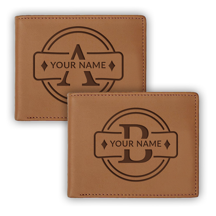 Personalized PU Leather Slim Wallet