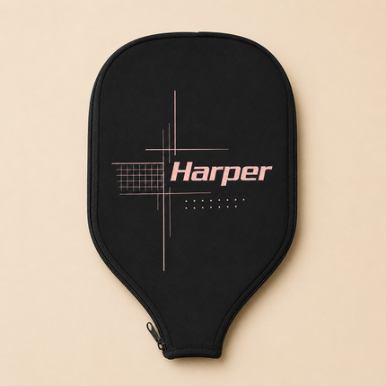 Personalized Pickleball Paddle Cover with Custom Name