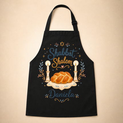 Personalized Judaica Kids Apron for Kitchen with Name