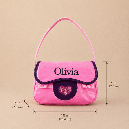 Personalized Kids Pretend Play Purse Set with Custom Name